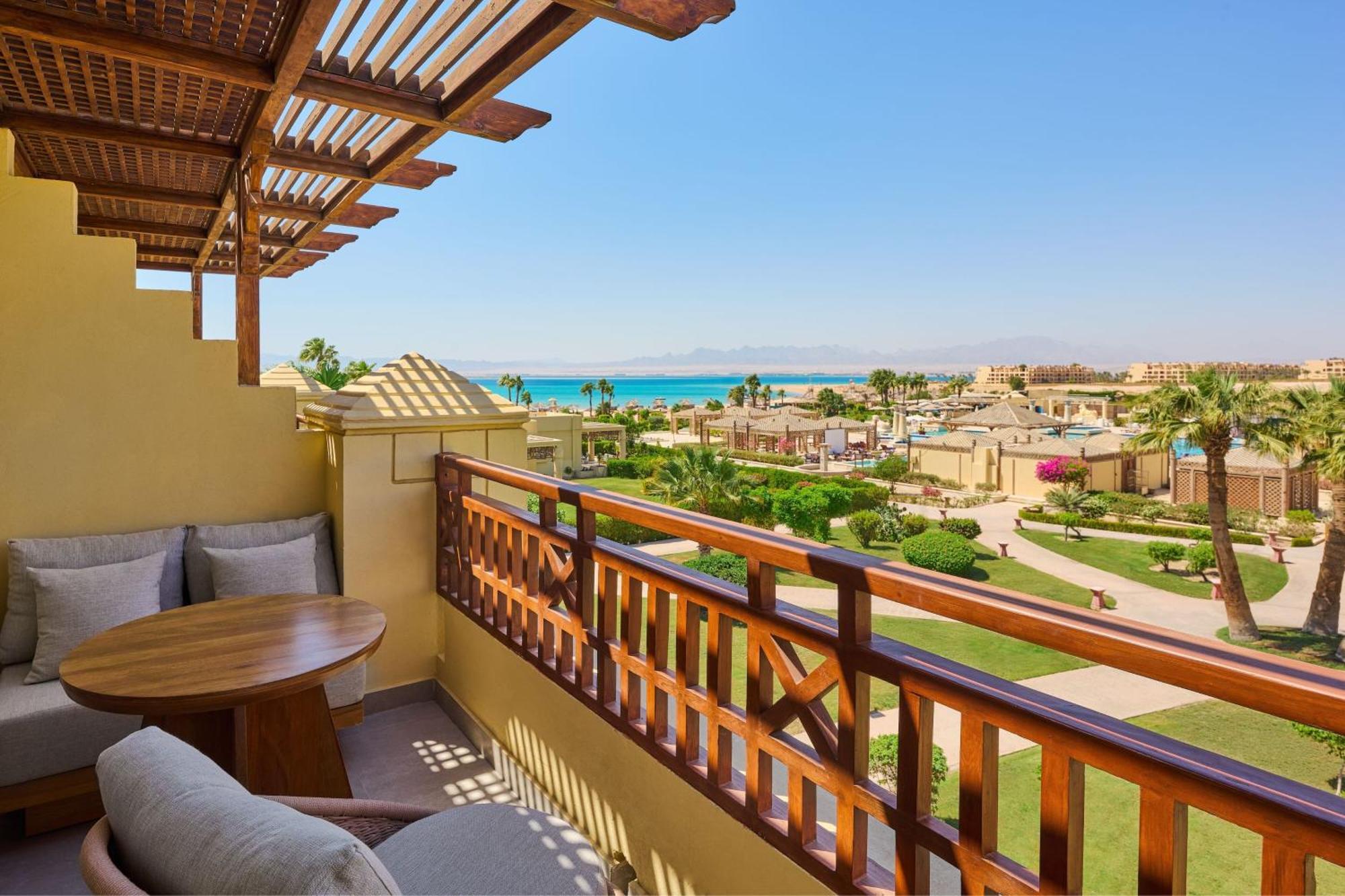 Sheraton Soma Bay Resort Hurghada Exterior photo View from the balcony of a suite at the Hilton Sharm El Sheikh Resort